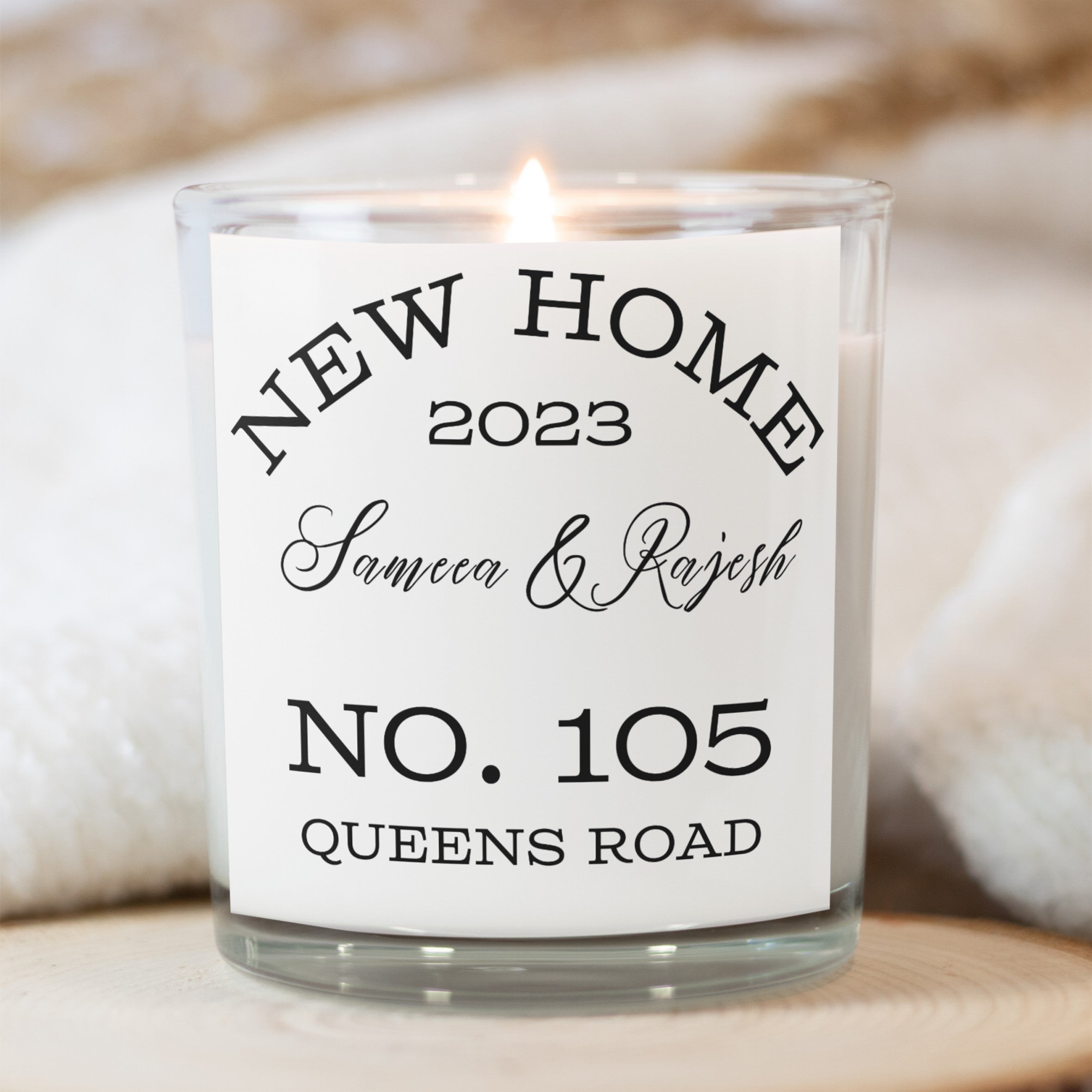 Personalised New Home Candle Gift Set | Keepsake for Couples, Friends-0