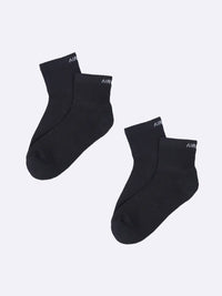 Two pairs of premium cotton cushioned high ankle socks by Air Garb