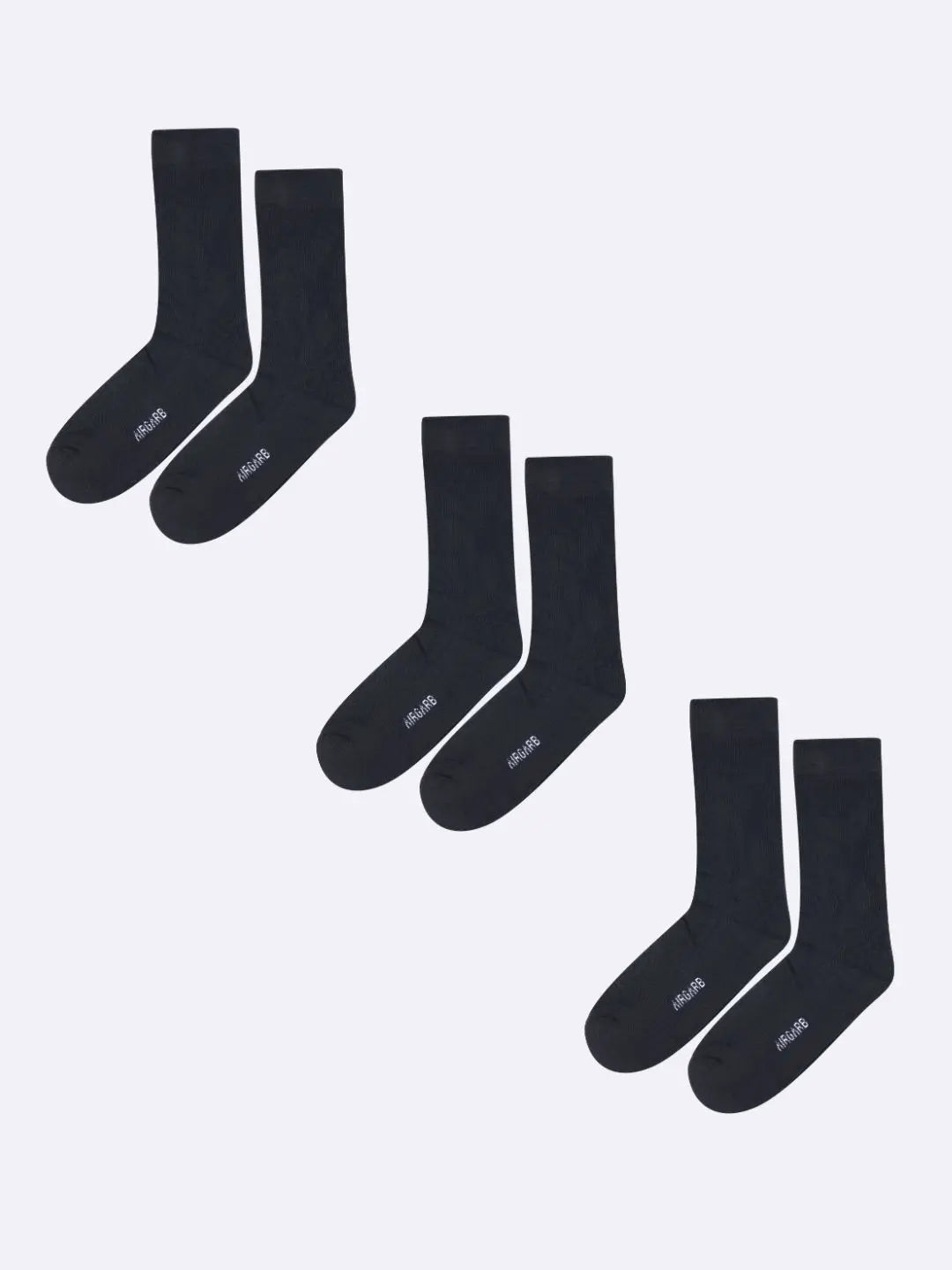 Premium Ribbed Dress Socks for Men - Perfect for Office Wear