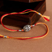 Silver Round Beads Rakhis ( Pack Of 3 )-4