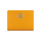 RB1083GAR | Portafogli Donna Made in Italy in Vera Pelle Liscia Opaca. Colore Senape. Dimensioni (da chiuso): cm 13 x 9 x 2,5