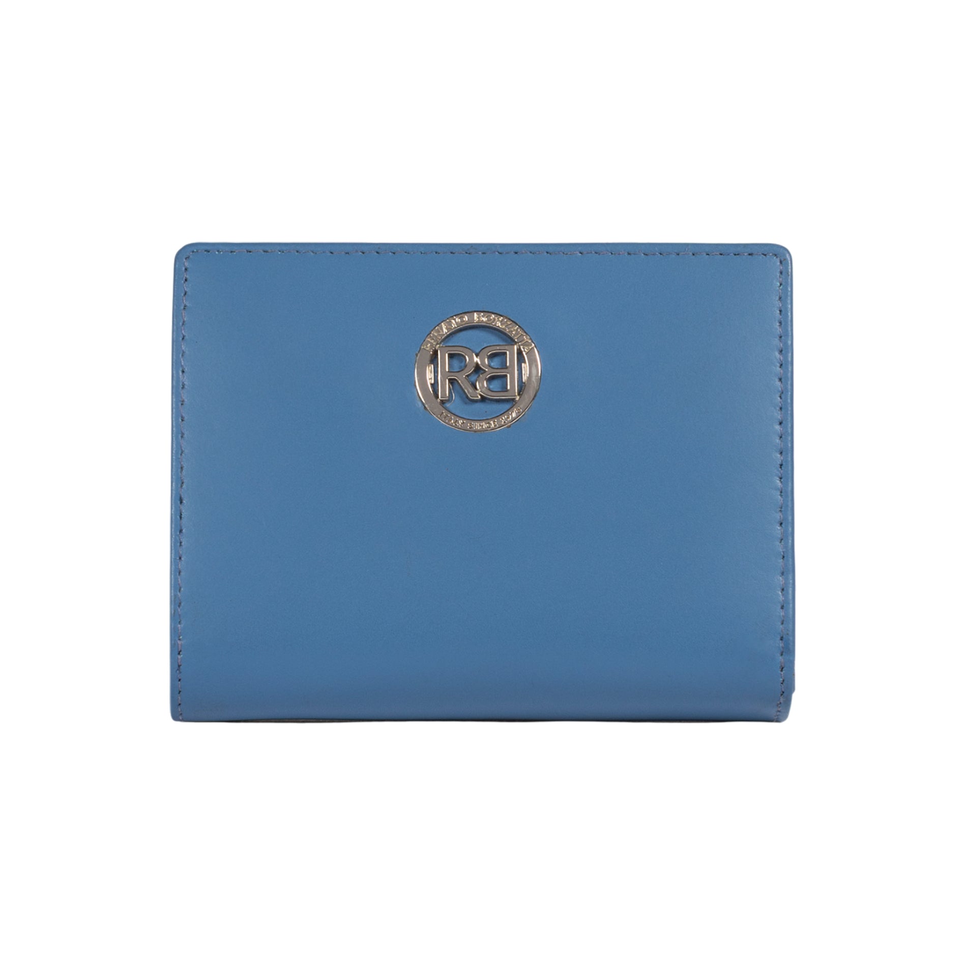 RB1083SCP | Women's Wallet Made in Italy in Genuine Smooth Matte Leather. Wisteria Color. Dimensions (closed): 13 x 9 x 2.5 cm