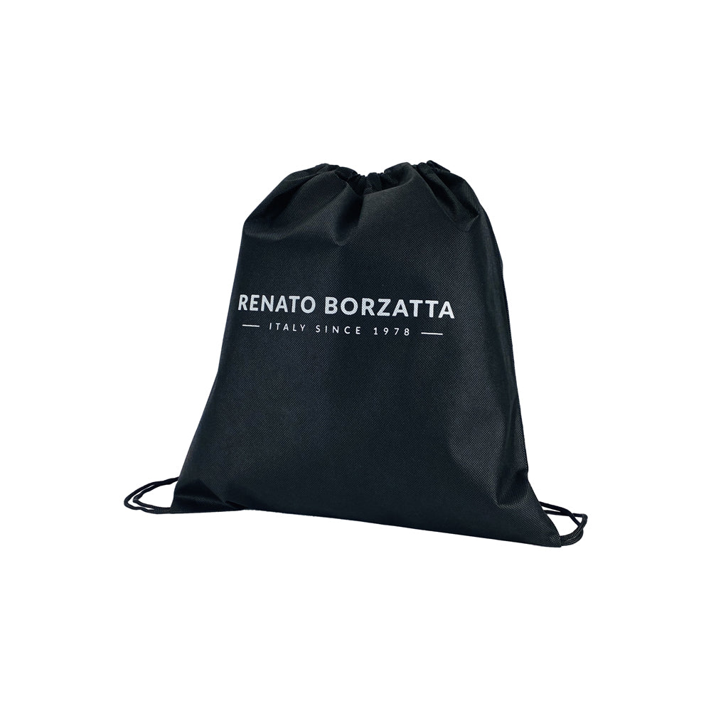 RB2001D | Netbook/Tablet Carrier Backpack in Nylon/Vera Leather, with light grain. Zipper closure and adjustable shoulder straps - Blue color - Dimensions: 27 x 38 x 14 cm. Packaging: Non-Woven Fabric Bag