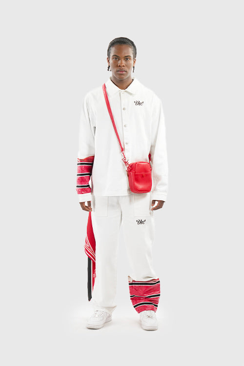 TeamTTO - Paris 2024 Olympic Games Opening Ceremony Leather Sling Side Bag