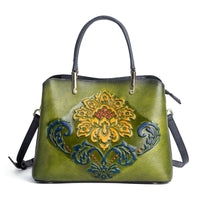 Rossie Viren Women's  Leather Top Handle Shoulder Cross Body Bags
