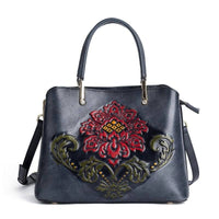 Rossie Viren Women's  Leather Top Handle Shoulder Cross Body Bags