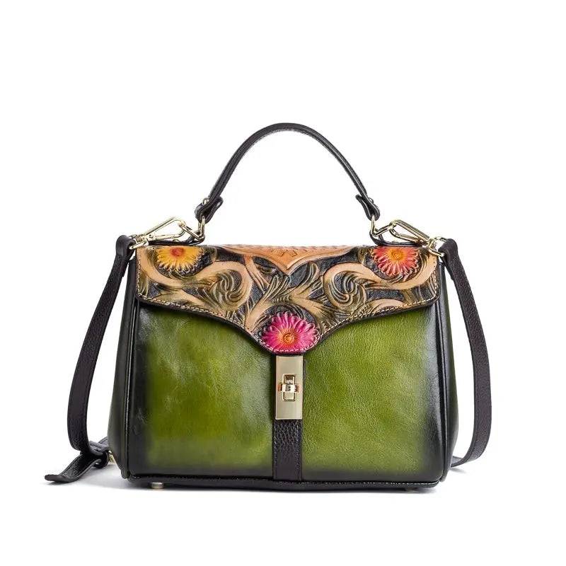 Rossie Viren Women's  Mini Leather Top Handle Satchel