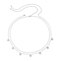 Sexy Double Thin Chain Women's Waist Chain Charming Butterfly Stainless Steel Belly Chain Summer Beach Bikini Body Jewelry