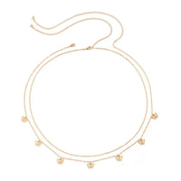 Sexy Double Thin Chain Women's Waist Chain Charming Butterfly Stainless Steel Belly Chain Summer Beach Bikini Body Jewelry