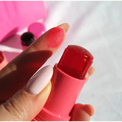 3-in-1 Milk Jelly Tint Facial Blusher Wand Moisturized Long Lasting Matte Rouge Cheek Contour Lipstick Sticker Beauty Makeup