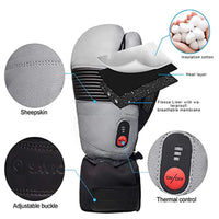 Snow Wear 3 Fingers Ski Mittens