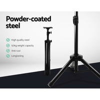 NNEDSZ Set of 2 Adjustable 120CM Speaker Stand - Black-4