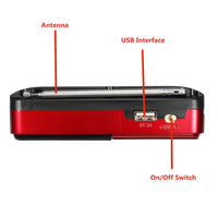Mini Portable Rechargeable Digital FM Radio & MP3 Player