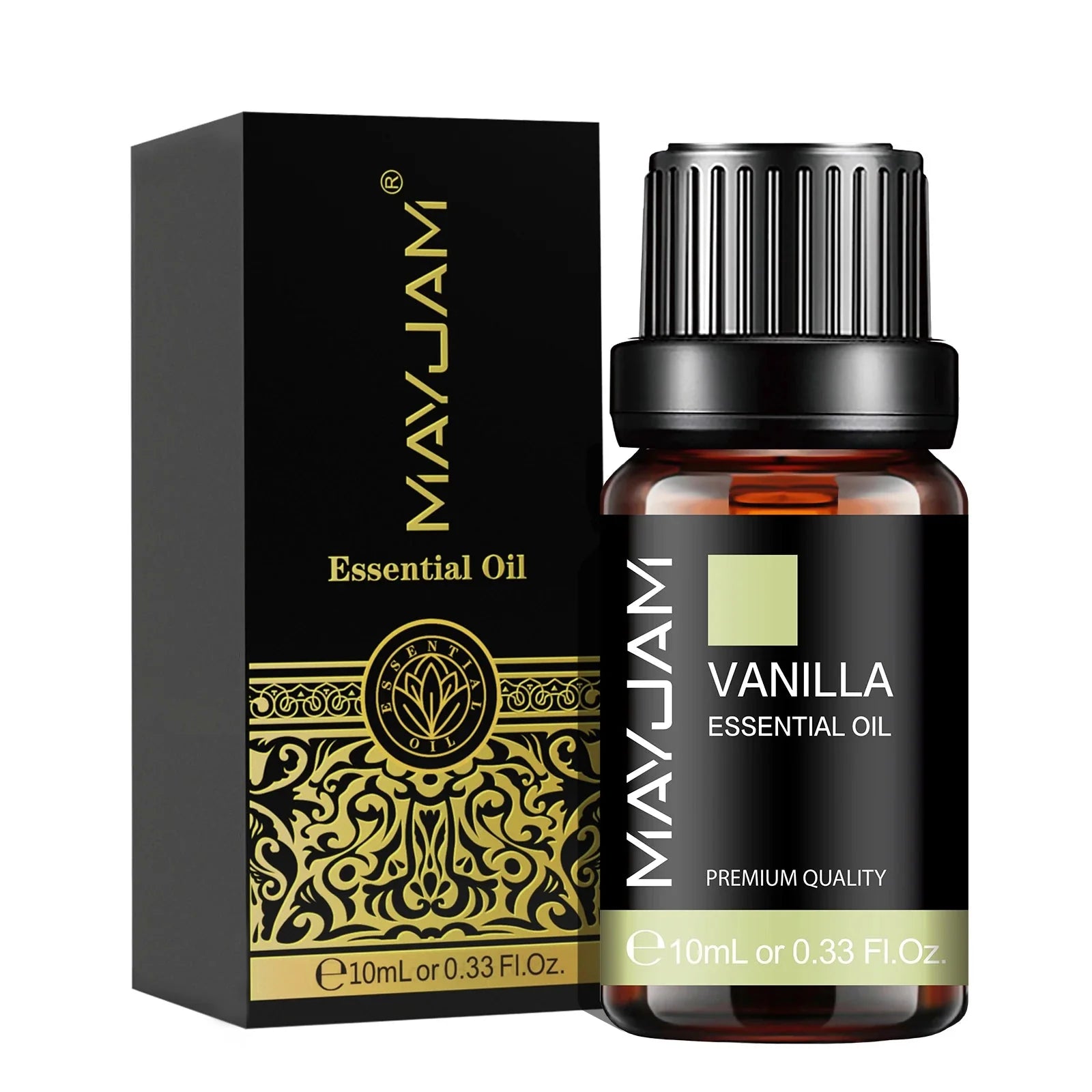 MAYJAM 10ML Lavender Lemongrass Jasmine Vanilla Eucalyptus Rose Lemon Essential Oil For Humidifier Diffuser Candle Making