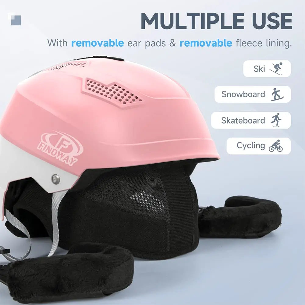Ski Helmet Goggle Compatible Snowboard Helmet