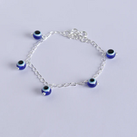 Single line Evil Eye Bracelet-0