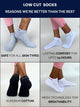 Low Ankle Socks for Men and Women - Pack of 3