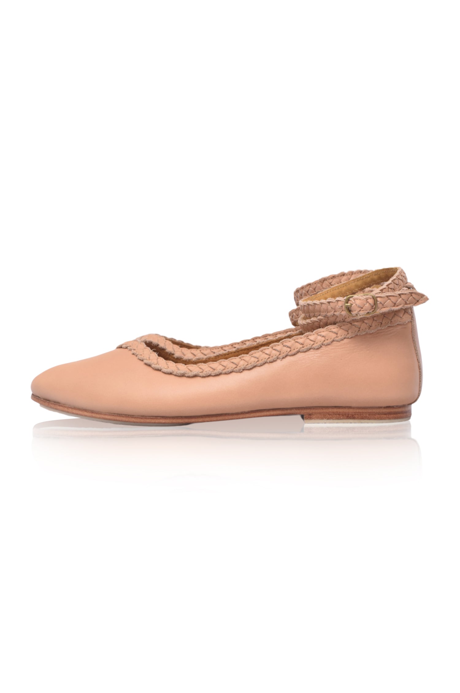 Soiree Braided Pointed Toe Flats