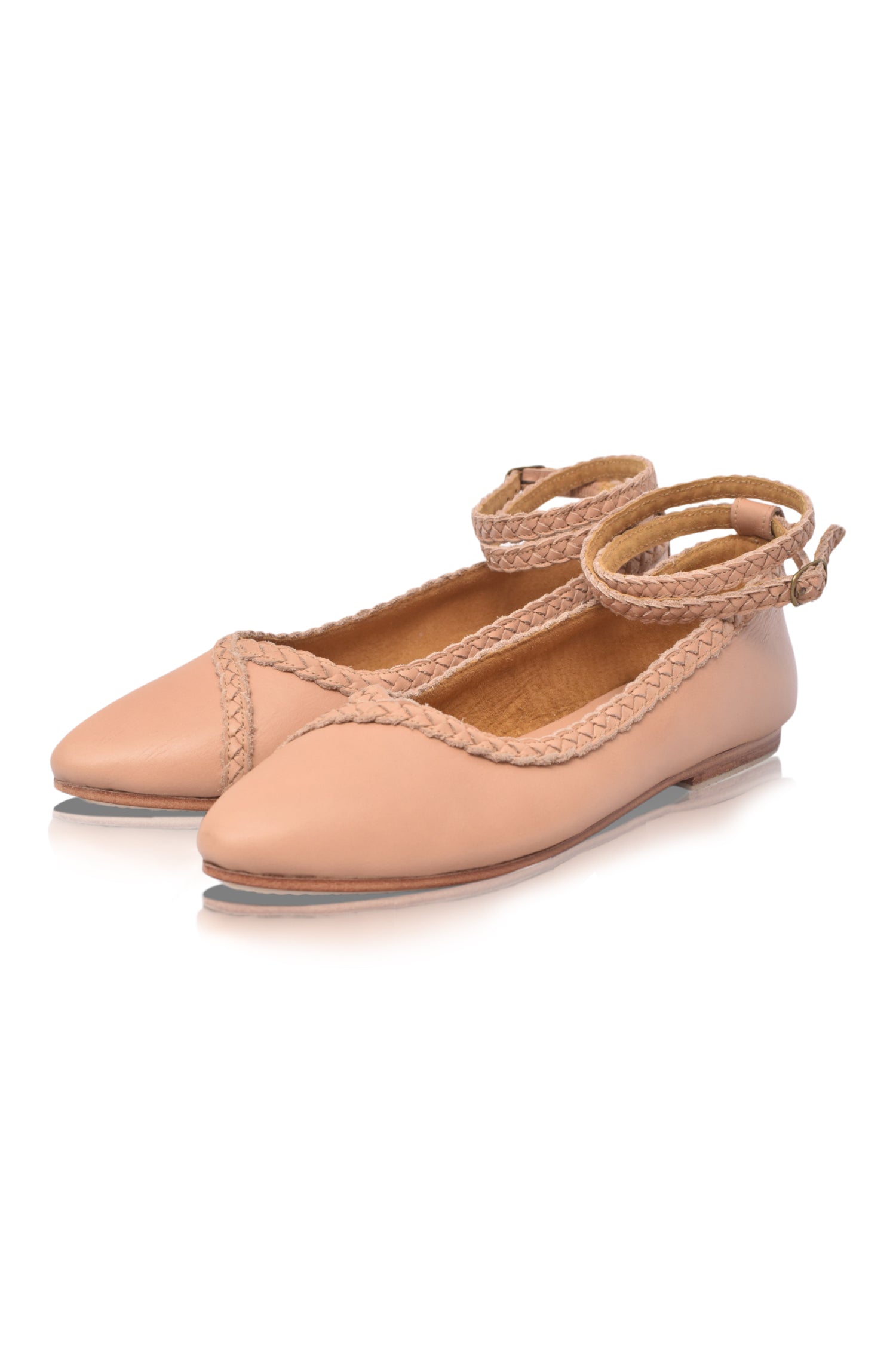 Soiree Braided Pointed Toe Flats