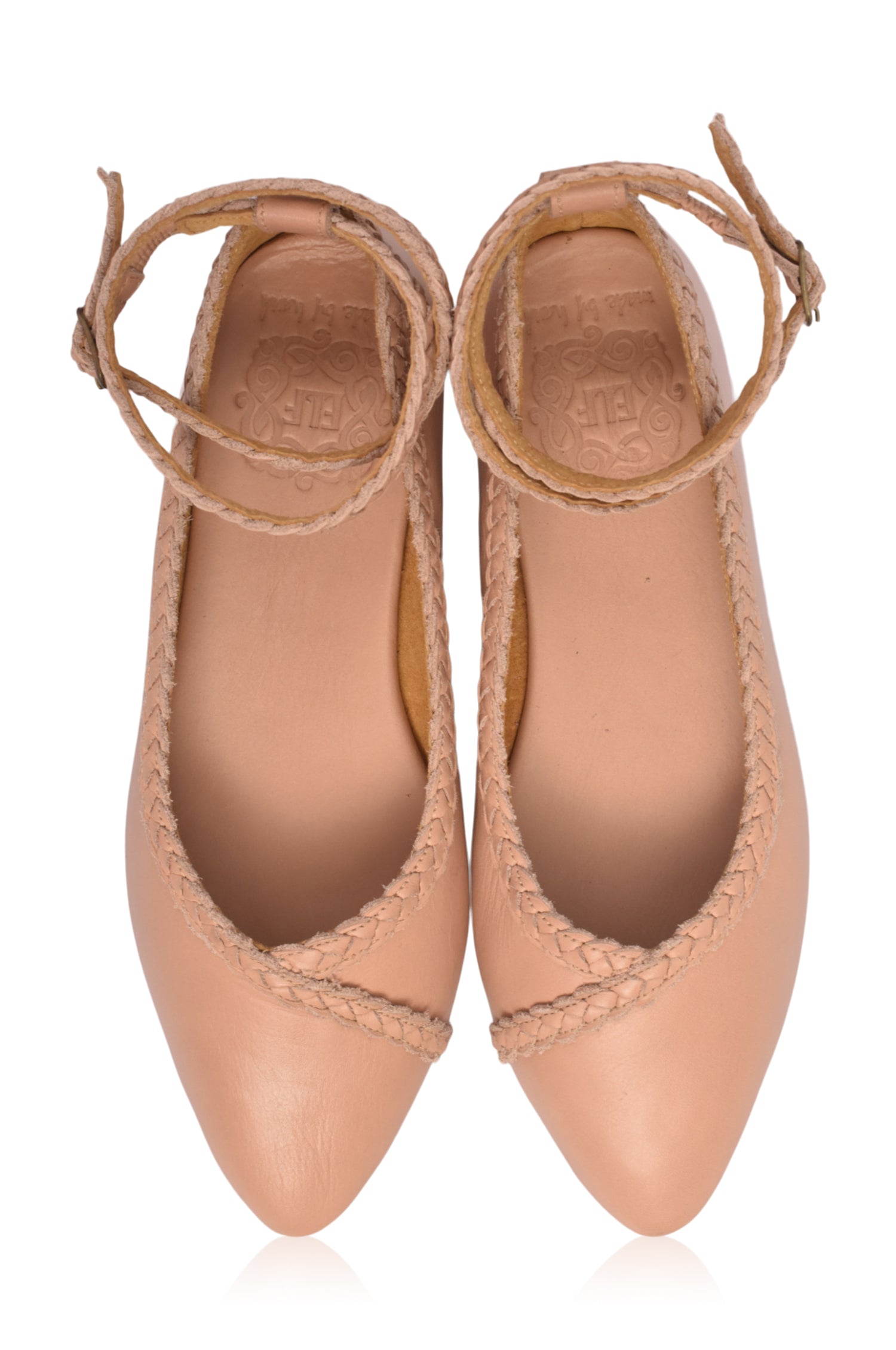 Soiree Braided Pointed Toe Flats