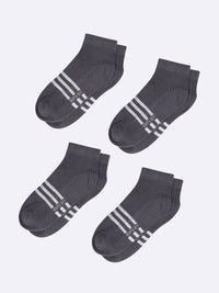 Striped Low Ankle Socks for Casual Wear Trendy and Comfortable