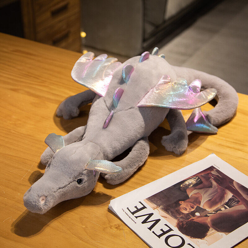 Stuffed Dragon Plush Toy with Wings-3