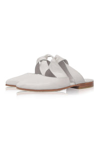 Taj Mahal Pointy Toe Leather Mules