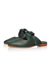 Taj Mahal Pointy Toe Leather Mules