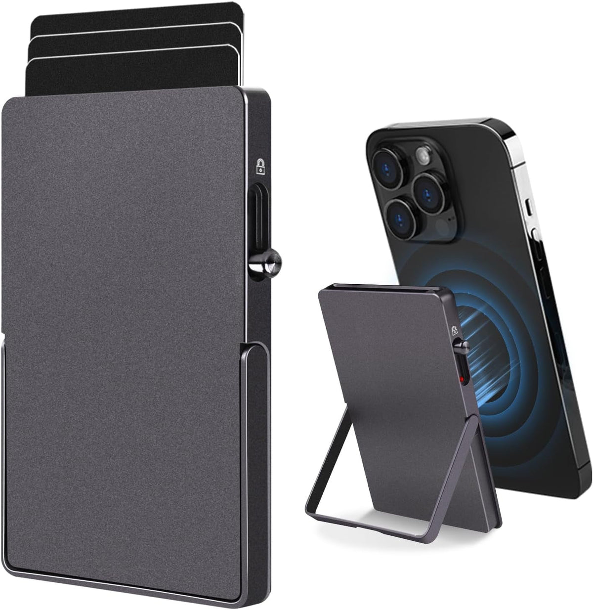 RFID-Blocking MagSafe Pop-Up Wallet