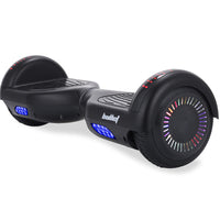 NNEDSZ Bullet SX-2000 Hoverboard Scooter, 500W Brushless, Superior Self Balancing System, UL Certified, LED Lights, Black-0