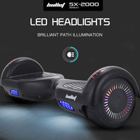 NNEDSZ Bullet SX-2000 Hoverboard Scooter, 500W Brushless, Superior Self Balancing System, UL Certified, LED Lights, Black-4