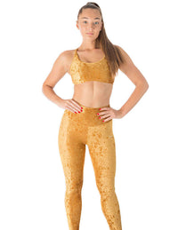 High Waist Velvet Leggings, Full Length – Adele