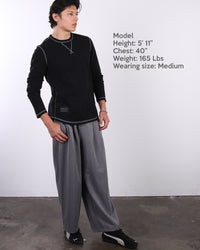 Signature Classic Long Sleeve Crew Neck T-Shirt for Men-3