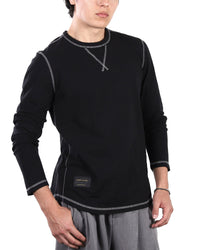 Signature Classic Long Sleeve Crew Neck T-Shirt for Men-1