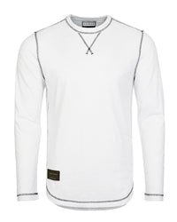 Signature Classic Long Sleeve Crew Neck T-Shirt for Men-5