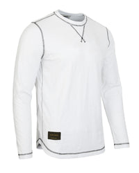 Signature Classic Long Sleeve Crew Neck T-Shirt for Men