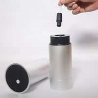 Black aluminum waterless aroma diffuser with remote control — view 2