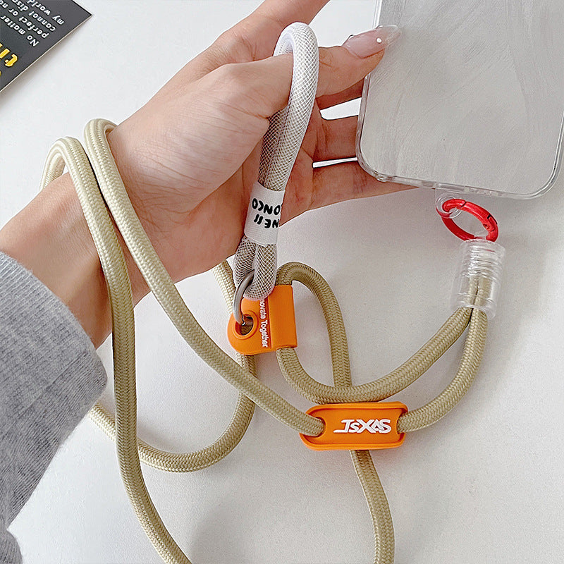 Mobile phone crossbody lanyard rope strap hands free — view 3