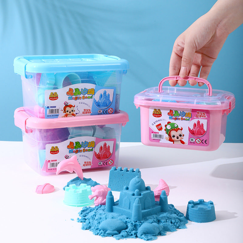 Color-changing sand DIY craft clay set