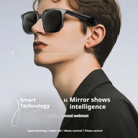 AI smart bluetooth audio sunglasses with call capability