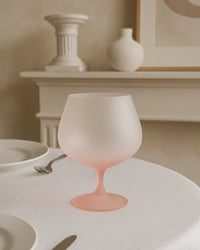 Matt Pink Wine Glass-4