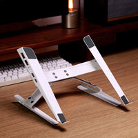 Vertical aluminum adjustable laptop stand for MacBook and PC — view 6