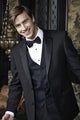 "Barcelona" Black Tuxedo Jacket Notch (Separates)
