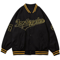 Baseball Jacket Men Letter Embroidery Single Breasted Oversize Fashion College Style Bomber Coats Men Streetwear Spring