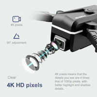 Quad air 4K HD RC drone with dual camera and WiFi FPV — view 4