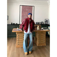 Men's Fashionable Retro Loose Patchwork Jacket