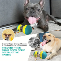 Adjustable treat dispenser IQ puzzle dog toy — view 6