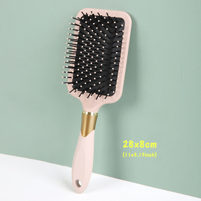 Cushion volumizing hair comb with detangling bristles — view 3