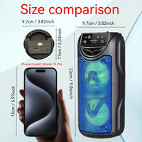 Portable Outdoor Wireless Speaker with LED Lights