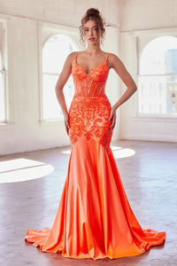 Glitter & Lace Mermaid Gown